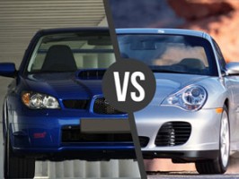 Subaru Impreza WRX vs. Porsche 911 Carrera 