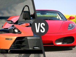 Ferrari F430 vs. KTM X BOW 