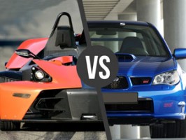KTM X-BOW vs. Subaru Impreza WRX 